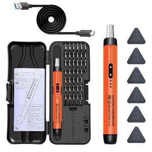 XMSJ | Precision Electric Screwdriver Set USB Rechargeable Cordless Mini Tool for Phone Laptop Repair