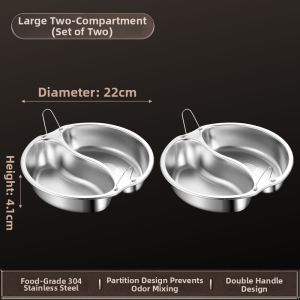 Separated 3 Compartments Steamer