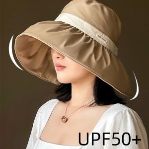 MONLEYTA | Womens Full Face Sun Protection Hat Summer UV Protection Large Brim Ice Silk Ring Around Sun Hat Round Top Youth Suitable