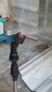 ชุดหัวฉีดปั๊มเเบตเตอรี่ หัวบัว PVC 5-8 รู สำหรับเล่นเดียวกับ 5-8 รู