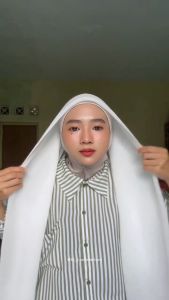 Hijab Segiempat Paris Polos Jadul 115 x 115 Cm / Kerudung Segiempat Polos