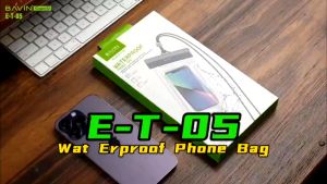 PinSan BAVIN ET05 Waterproof Phone Bag Touch-Screen Underwater Phone Pouch Suitable for Swimming / Diving