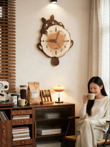 MEISD | Đồng Hồ Treo Tường Chủ Đề Chuột Êm Đềm Cho Phòng Trẻ Em