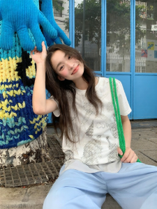 NIHAOKANONG | Áo Thun In Hình Sò Lỏng Tay