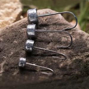 10 Móc Câu Ned Rig Jig Head 1.5g-6g Tumbler Ajing Dành Cho Mồi Mềm Câu Cá Bass Cá Rockfish Cá Pike Cá Trout Thép Carbon Cao Cấp