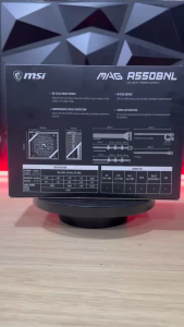 Nguồn máy tính MSI MAG A550BNL - 550w Bronze / A500N-H 500w ( 230v Active PFC) - Hàng Chính Hãng