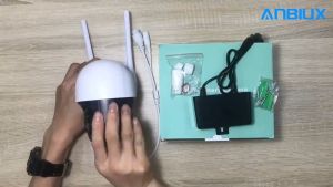 2MP Wifi PTZ Camera H.265 Auto Tracking 2MP 4X Digital Zoom Ai Human Detection PTZ IP Camera Outdoor 1080P CCTV Camera cctv camera connect to cellphone with voice 360 mini camera