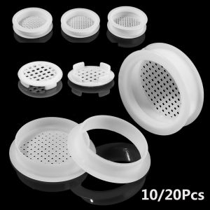 IMPLEMENT LEGIBLE82IM4 10/20Pcs Grommet Durable Closet Wardrobe Accessories Shoe Cabinet Ventilator Grille Vents Cover Air Vent Decor Hole Ornaments