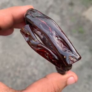 Gelang Akar Bahar Merah Tembus Cahaya untuk Kelingking