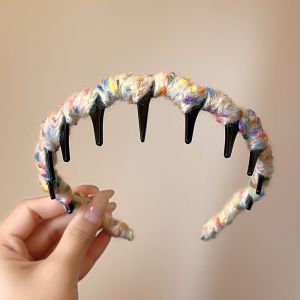 ที่คาดผมลูกไม้ทรงคลื่นสำหรับผู้หญิง ที่คาดผมลูกไม้สไตล์เกาหลี ที่คาดผมผ้าลายดอกไม้สุดเก๋ ที่คาดผมทรงคลื่น ที่คาดผมแบบสวม ที่คาดผมแบบลำลอง