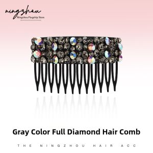 NING ZHOU | Volume Top Hair Comb Side Bang Clip Female