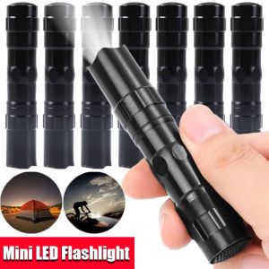 Mini Portable LED Flashlight Pocket Ultra Bright High Lumens Handheld Light Linterna Led Torch for Camping Outdoor Emergency