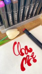 Set 12-80 Màu Marker Touch Bút Lông Màu Nước Hai Đầu Cao Cấp - Vẽ Tranh Anime Manga Blend Màu Tốt Cho Học Sinh / Văn Phòng