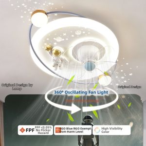 DENGSHI | 360 Degree Rotating Kids Room Fan Light