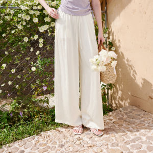 XIANGYING | High Waisted Wide Leg Trousers