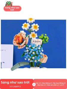 Loz | Bộ Đồ Chơi Tự Lắp Ráp Hoa Hồng và Hoa Hướng Dương