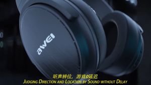 AWEI A780BL Wireless Bluetooth Headphone | Foldable Comfortable Over Ear Stereo Clean Bass Sound Gaming Earphones Earbuds