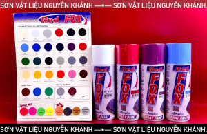 Sơn xịt RedFox-nhập khẩu thái lan( đủ màu 1)