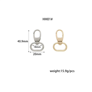 (2 cái) Móc càng cua khoen móc dây đeo túi xách balo phụ kiện túi xách size 2cm HH01#  2cm #ssl_accessories