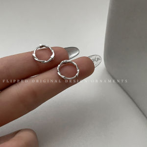 Golden Hoop Earrings Women Fashion 2025 New Popular High-End Sensation Versatile Earring Jewelry Alloy Plated Silver Gold