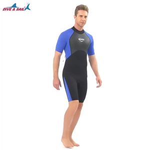 Đồ Bơi Ướt Bằng Neopren 2mm Nam Nữ Size Châu Âu XS-3XL Kiểu Ngắn Toàn Thân Dành Cho Thanh Thiếu Niên Và Người Lớn Giữ Ấm Trong Nước Lạnh