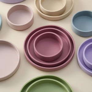 Color Kids 3pcs Baby Tableware And Solid Feeding Set Infant Weaning Food Dishes Plate Children Training Bowl Baby Accessories