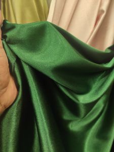Bahan Kain Satin Silk Premium Grade A Kawasaki / Kain Silk Satin Kilap Kawasaki (Harga Per 1 Meter)