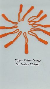 Puller Rope Atau Zipper Puller Tali Variasi Tarikan Kepala Resleting Warna Orange Harga Per Lusin 12 Biji Kode ZPOR