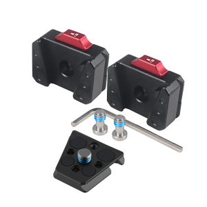 bgning | Quick Release Plate Anti-Shake Design V Mount for DSLR Camera DJI RS Zhiyun Gimbal Gopro Tripod Fast Install Stabilizer Mount