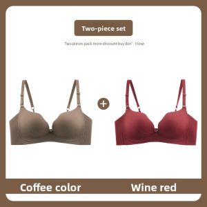MiiOW | Wireless Bra Womens Seamless Peach Blossom Chest Gathered Anti-Sagging Side Breast Collection Summer 2025 MiiOW Cat Person