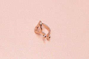 S925 Sterling Silver Xiangyun Jade Ring Circle Hitch Pendant Buckle DIY Necklace Buckle Peace Buckle Ring Buckle Silver Bag Buckle