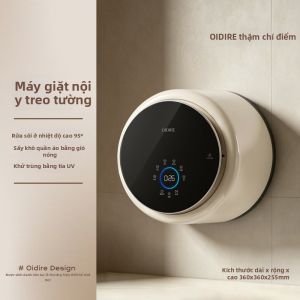 Oidire | Máy Giặt Tự Động Mini Treo Tường có Chức Năng Sấy