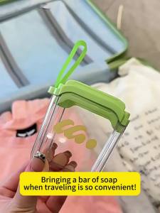 FIND Dopamine Travel Soap Box Waterproof Leak-Proof Drainable Soap Holder Portable Bathroom Storage