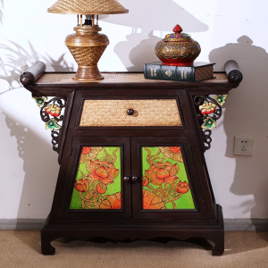 ตู้ไม้เนื้อแข็งไทยตู้ตกแต่งสไตล์เอเชียตะวันออกเฉียงใต้แกะสลักโรงแรมห้องนอนตกแต่งตู้เก็บของห้องนั่งเล่นโซฟาตู้ทีวี