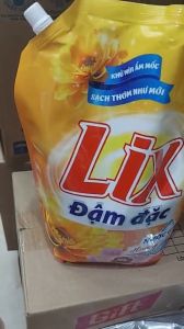 Nước giặt Lix túi 3.2 kg hương hoa đậm đặc- sạch nhanh 2 lần