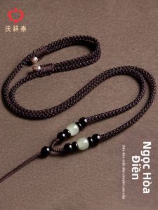 QINGXIANGTAI | Dây Chuyền Mặt Dangler Ngọc Bích Tự Nhiên