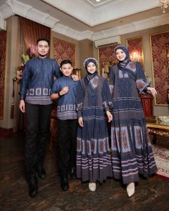 gamis raya couple terbaru by ac collection ( mom & Kids girl)