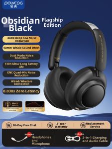 Bluetooth ANC Noise-Canceling Headphones