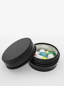 กล่องยาขนาดเล็กแบบปิดสนิท กล่องยาสำรอง กล่องยาเม็ดวิตามิน กล่องยาเม็ด กล่องบรรจุภัณฑ์โลหะผสม อุปกรณ์จัดระเบียบในบ้าน