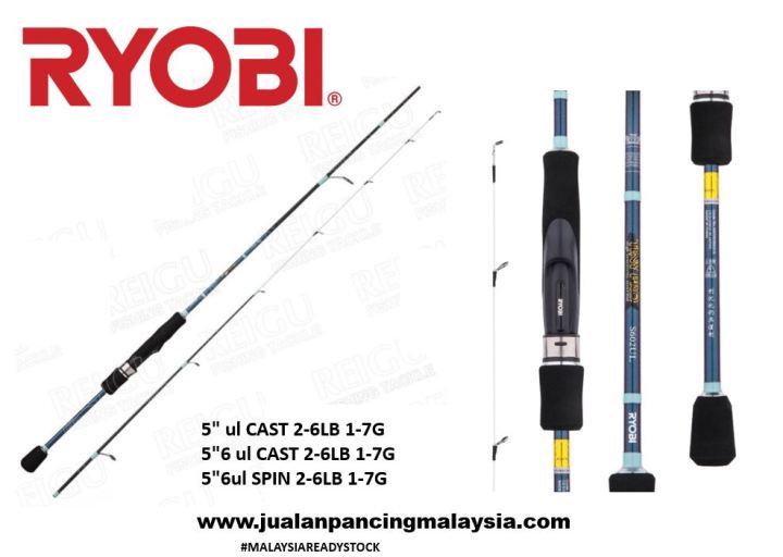 Ryobi Tiny Pro S562/S602 Ultra Light Spinning Rod