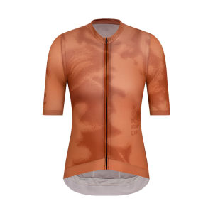 GRC | Flower Shadow Print Summer Autumn New Short Sleeve Cycling Jersey Women