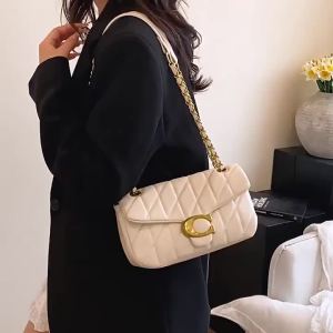 Advanced style bag womens diamond grid chain bag new versatile small square bag single shoulder crossbody bag