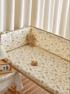 ANYOUBI | Newborn Safe Pure Cotton Bed Rail Bumper