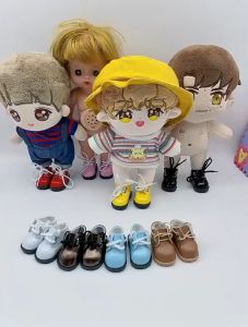 พร้อมส่ง รองเท้าลาบูบู้ รองเท้าแตะ Labubu v2 มาการอง รองเท้าหนังรองเท้าแฮนด์เมดขนาดมินิสําหรับตุ๊กตา เหมาะสำหรับตุ๊กตาขนาด 15-20 ซม.