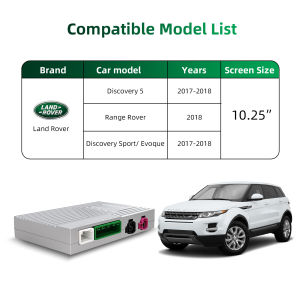 Ezonetronics | EzoneTronics Wireless CarPlay Android Auto Retrofit Kit for Lander Rover Ranger Rover Discovery 5 Evoque