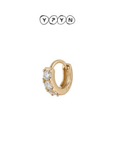 YIPIEYINA | Shiny Zircon Row Design Earring 1 piece