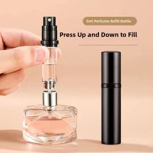 Portable Mini Spray Perfume Bottle Refillable Leakproof Personal Fragrance Dispenser Compact Travel Size Essential Oil Sprayer