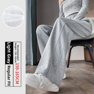 High Waist Flowy Trousers for Petite Women