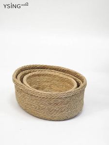 YSINGHOME | Snack & Miscellaneous Natural Woven Storage Basket
