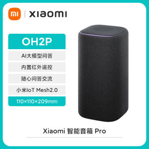 Xiaomi Smart Speaker pro AI Model Question Answering Bluetooth Infrared Remote Control Metal Shell Voice Control Touch Screen